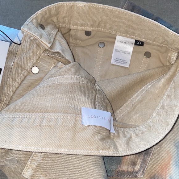 John Elliott - Straight Leg Crop Jean volcano dye size 27 NWT - Picture 7 of 9